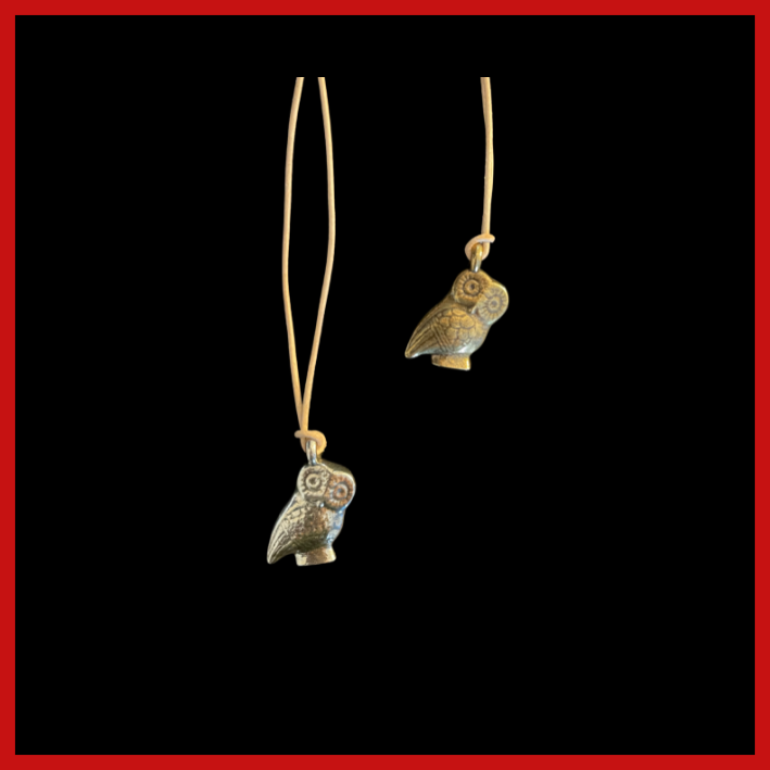 Pendentif chouette "Cocorico"