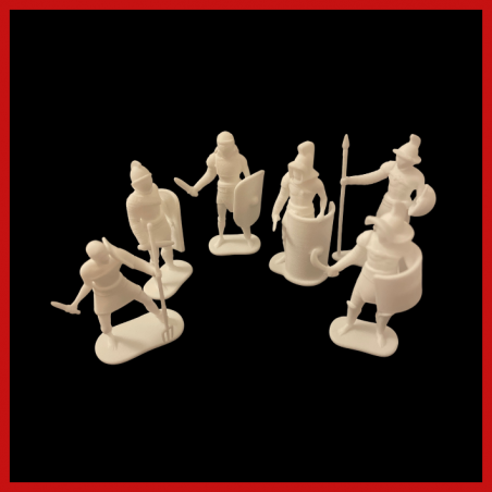 figurines de gladiateurs à peindre