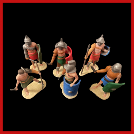 figurines de gladiateurs à peindre