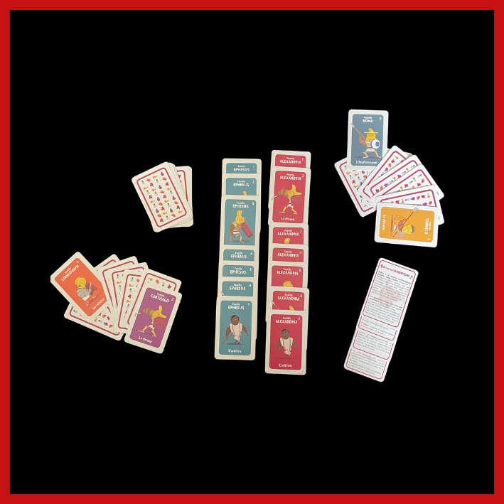 Jeu romain des 7 familles Gladiateurs