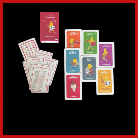 Jeu romain des 7 familles Gladiateurs