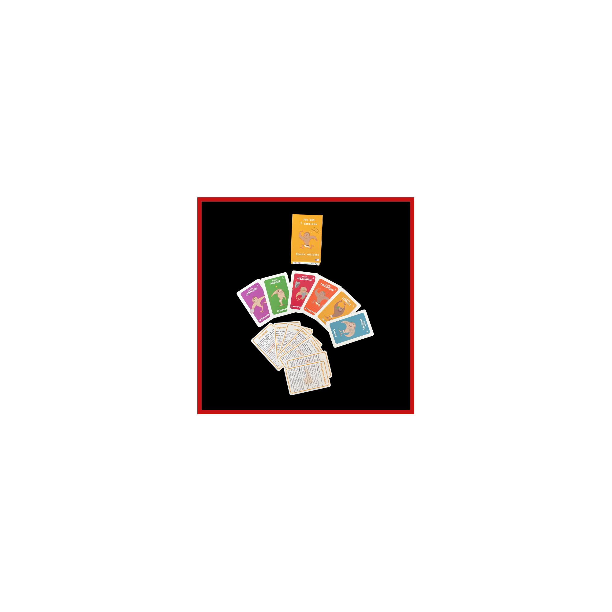 jeu romain des 7 familles de sports antiques