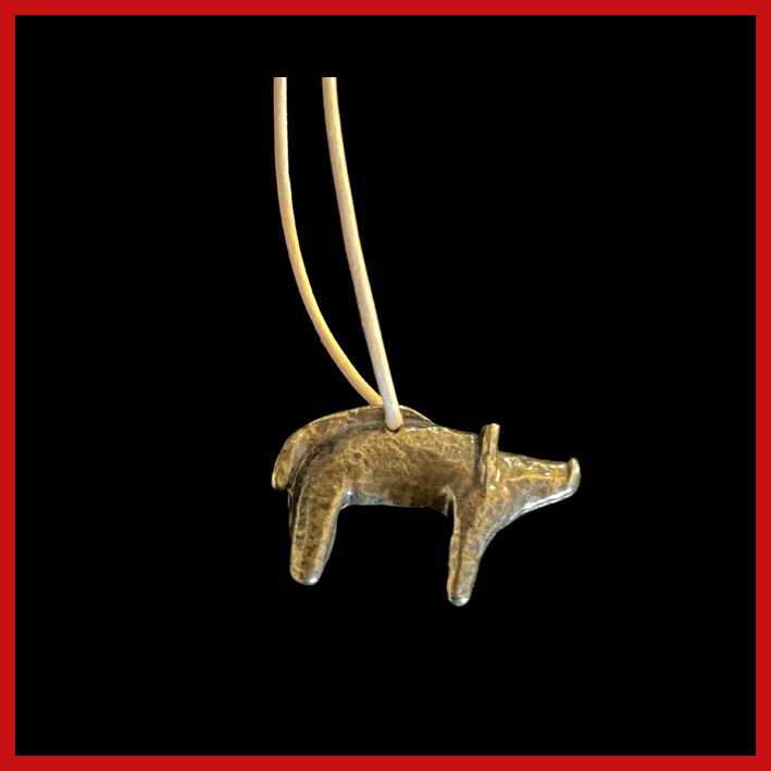 Pendentif Sanglier "Cocorico"