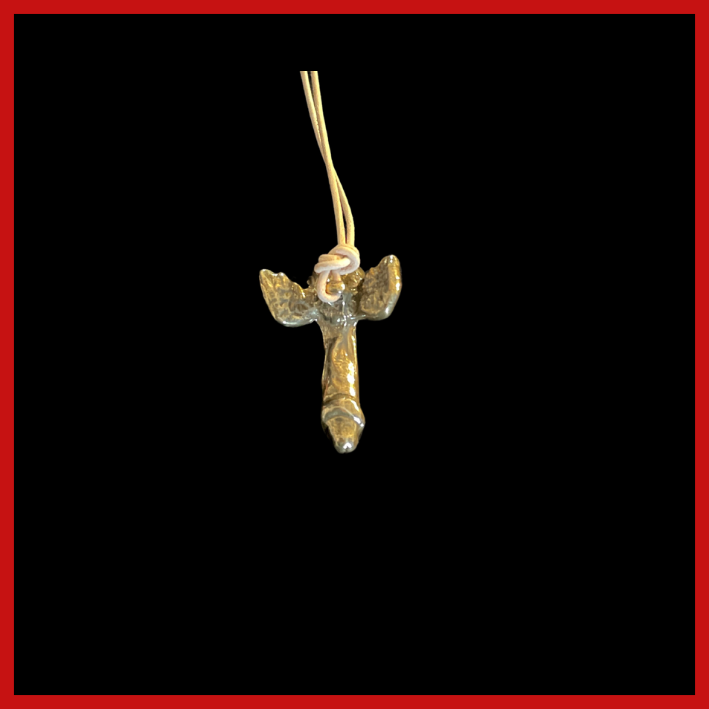 Pendentif phallus ailé...